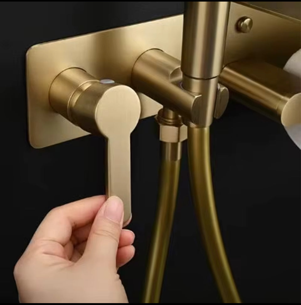 Bidet aan toilet B - Serie Toiletrolhouder