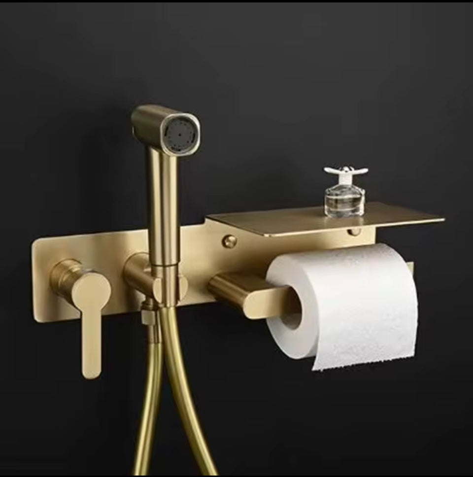 Bidet aan toilet B - Serie Toiletrolhouder