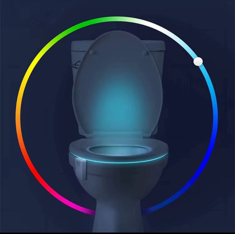 Nachtlamp met sensor voor het toilet