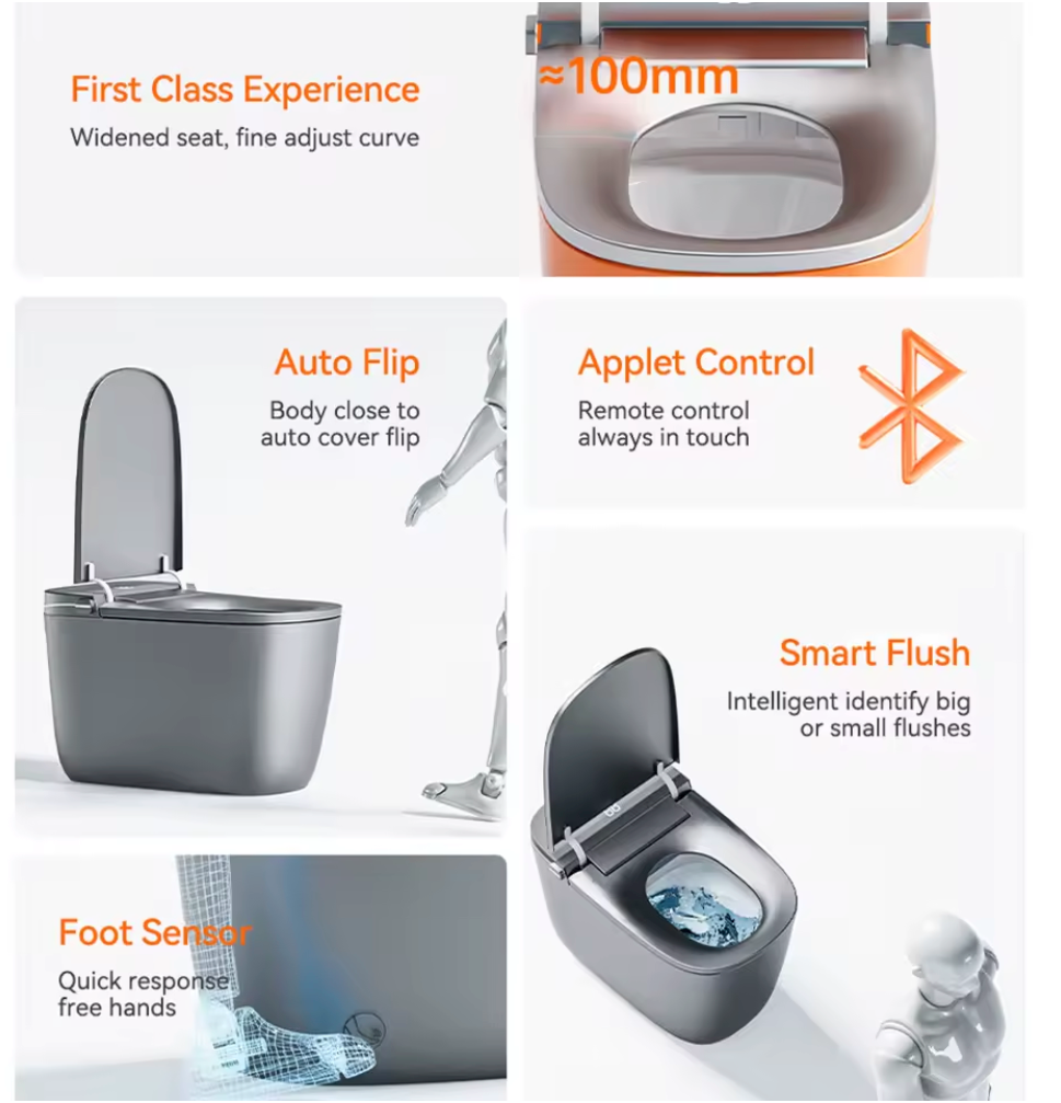 Smart toilet De Toekomst E - Serie