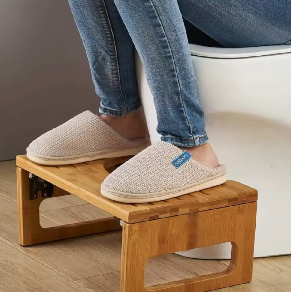 Inklapbaar voetenbankje